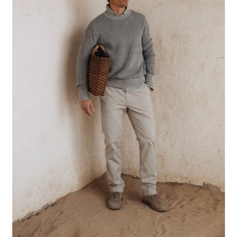Save Khaki United Light 100% Cotton Chinos - Classic Casual Pants